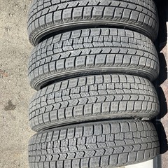 スタッドレス　ダイハツ純正ホイール　４本セット　ナット付き　155/65/r14　タント　ムーヴ　ミライース　の画像