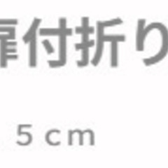 ジョイントできる扉付折りたたみ収納ケース　大　の画像