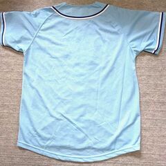 限定品■中日ドラゴンズ ファンクラブ★★水色 刺繍 ユニフォーム★★ワッペン付 ポリエステル100％ メッシュ ミズノ製◎の画像