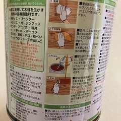 水性ペンキとハケのセットの画像