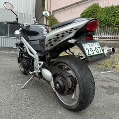 トライアンフ　スピードトリプル955i 車検たっぷり　動画あり　大阪の画像
