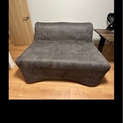 IKEAソファベッド　の画像
