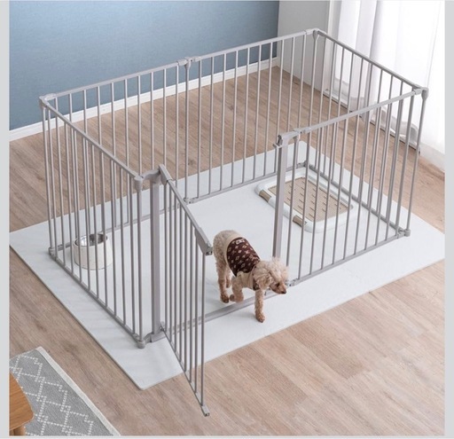 タンスのゲン ペットサークル グレージュ