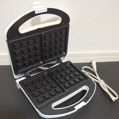 ワッフルメーカー　ホットケーキミックスを使えば簡単におしゃれなおやつもできます。の画像