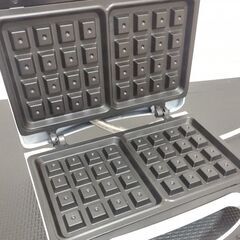 ワッフルメーカー　ホットケーキミックスを使えば簡単におしゃれなおやつもできます。の画像