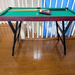 ビリヤード台　インテリアサイズの画像