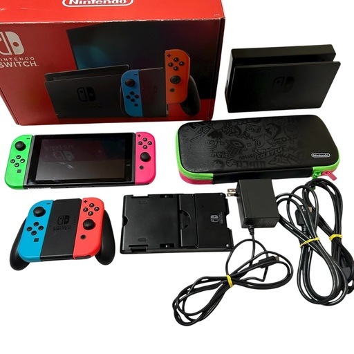 箱付き Nintendo ニンテンドースイッチ 本体 HAC-001 初期化済み 付属品多数