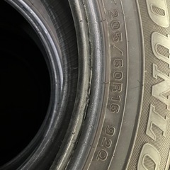 ☆受付終了☆ダンロップ　スタッド  レスタイヤ　WM02 年式X2523   205/60R16 の画像