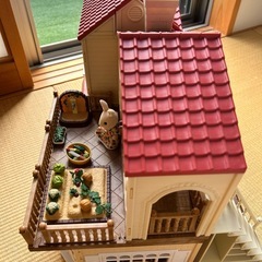 シルバニアファミリー　赤い屋根ね大きなお家の画像