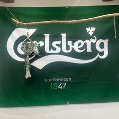 レア　未発売　特大カールスバーグタペストリーの画像
