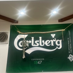 レア　未発売　特大カールスバーグタペストリーの画像