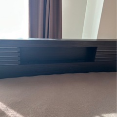 ダブルベッド フレーム  [収納付き]の画像