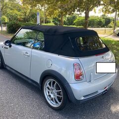 MINIクーパー・コンバーチブルオープンカー革シート付き 車検なし｜16万円 +費用で【車検2年付き】納車もご相談可能です。の画像