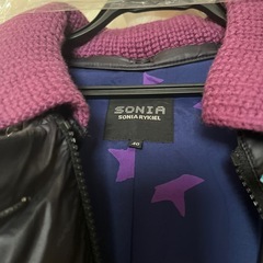 ソニアリキエル　黒ダウンコートの画像