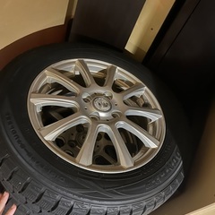 ♪値下げしました♪中古★スノータイヤ、ホイール4本セット★の画像