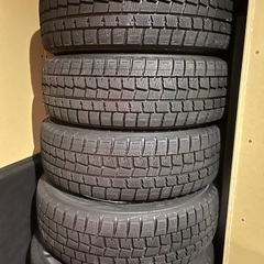 ♪値下げしました♪中古★スノータイヤ、ホイール4本セット★の画像