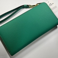 【新品未使用】COACH コーチ C4451 グリーンの画像