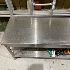  【TANICO タニコー】ステンレス作業台 幅120cm 下棚付き／業務用・厨房・DIY用の画像