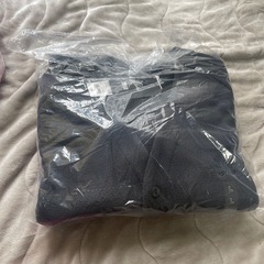 needles×ユニクロ　フリースオーバーサイズカーディガン　Lサイズ　ダークグレーの画像