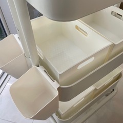 お値下げ！【イケア ロースゴクワゴン 付属品付き】引き取り限定の画像