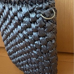 ビニールひもバッグ　スマホ ショルダー バの画像