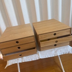 木製A4サイズの書類引き出し　の画像