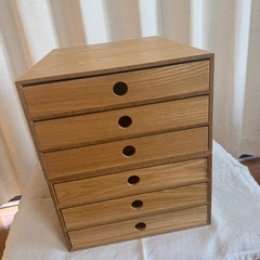 木製A4サイズの書類引き出し　の画像