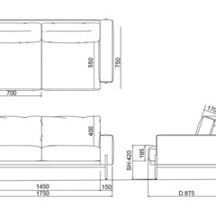 25年5月購入⭐︎ソファ美品 Flymee購入の画像
