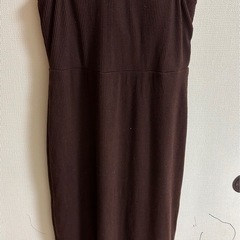 ダブルストラップリブキャミワンピースの画像