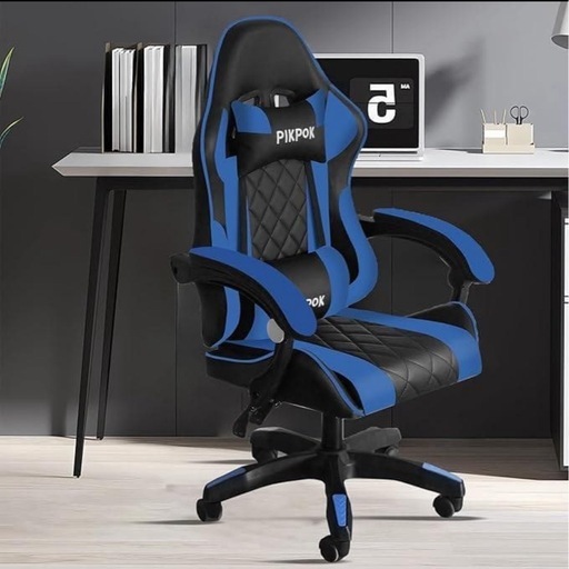 ゲーミングチェア PCチェア ひじ掛け 高さ調整 ヘッドレスト リクライニング