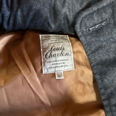 メンズ　ダウンベスト濃紺色　Lの画像