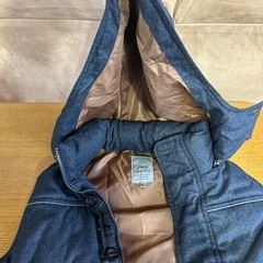 メンズ　ダウンベスト濃紺色　Lの画像