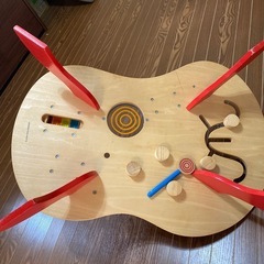 木製プレイテーブル　の画像