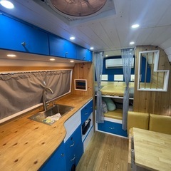 トヨタ　コースター　移動事務室車(キャンピング仕様)の画像