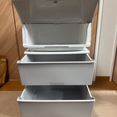 ニトリの収納ボックスＮフラッテ3段の画像