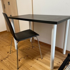 【取引中】ニトリ テーブル、椅子セットの画像
