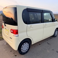 ダイハツ タント 車検付き‼️ パワースライドドア ナビ Bluetooth シートカバー 乗って帰れます。の画像