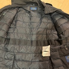 ポロ ラルフローレン M-65 フィールド ダウンジャケット フード付き ブラックの画像