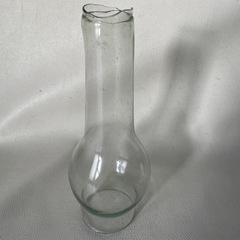 オイルランタン ランプ パーツ ガラス製 古い ホヤ 4点セット 気泡の入った ホヤ 中古品  の画像