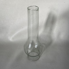 オイルランタン ランプ パーツ ガラス製 古い ホヤ 4点セット 気泡の入った ホヤ 中古品  の画像