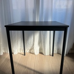 IKEA イケア テーブル 黒 正方形 SANDSBERG サンドスベリ 67×67cmの画像