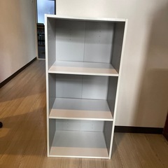 グレーホワイト　カラーボックスの画像