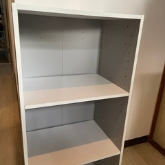 グレーホワイト　カラーボックスの画像