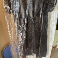 本革コートろんぐロングの画像