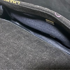 チェーンショルダーバッグ　ブラック　黒　の画像