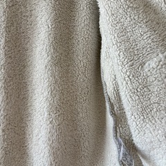 GU 裏ボア グレー ジップアップ パーカー スウェット モコモコ フード付きの画像