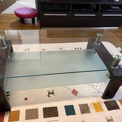 強化ガラステーブル無料でお譲りしますの画像