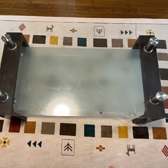 強化ガラステーブル無料でお譲りしますの画像