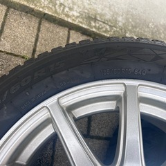 ホイールセット　スタッドレス　185/60R15 シエンタに使用の画像