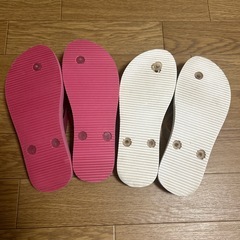 ピーチサンダル　２種の画像